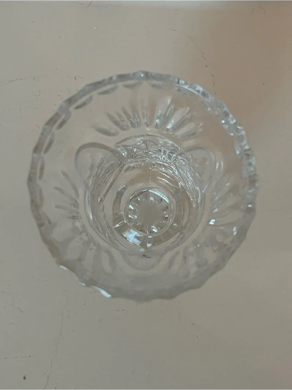 Vintage Zajecar Crystal Bud Vase